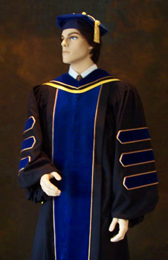 phd doctoral gown